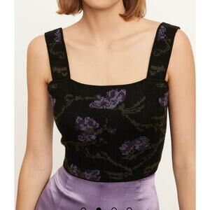 Vince orchid bralette sweater top M